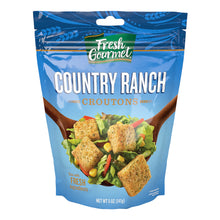 Wholesale Fresh Gourmet Country Ranch Croutons 5 Oz Pouch- Bulk