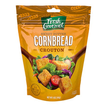 Wholesale Fresh Gourmet Sweet Butter Cornbread Croutons 5 Oz Pouch- Bulk