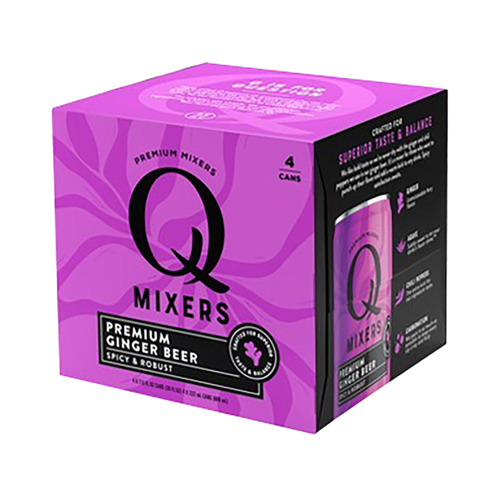 Wholesale Q Mixers Premium Ginger Beer Can 6 Pack 7.5 Oz- Bulk