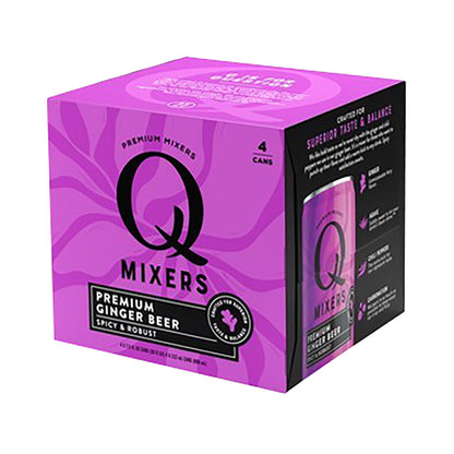Wholesale Q Mixers Premium Ginger Beer Can 6 Pack 7.5 Oz- Bulk