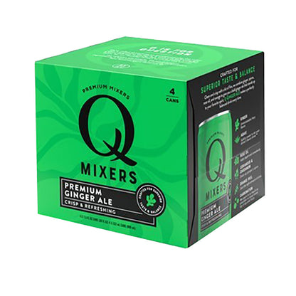 Wholesale Q Mixers Premium Ginger Ale Can 6 Pack 7.5 Oz- Bulk