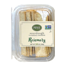 Wholesale Partners Rosemary Sourdough Flatbread Crackers 6.5 Oz Tub- Bulk