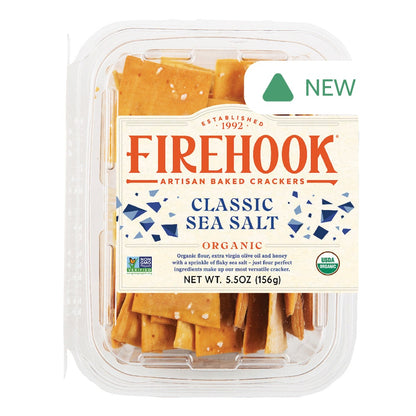 Firehook Crackers Sea Salt 5.5 Oz Tub