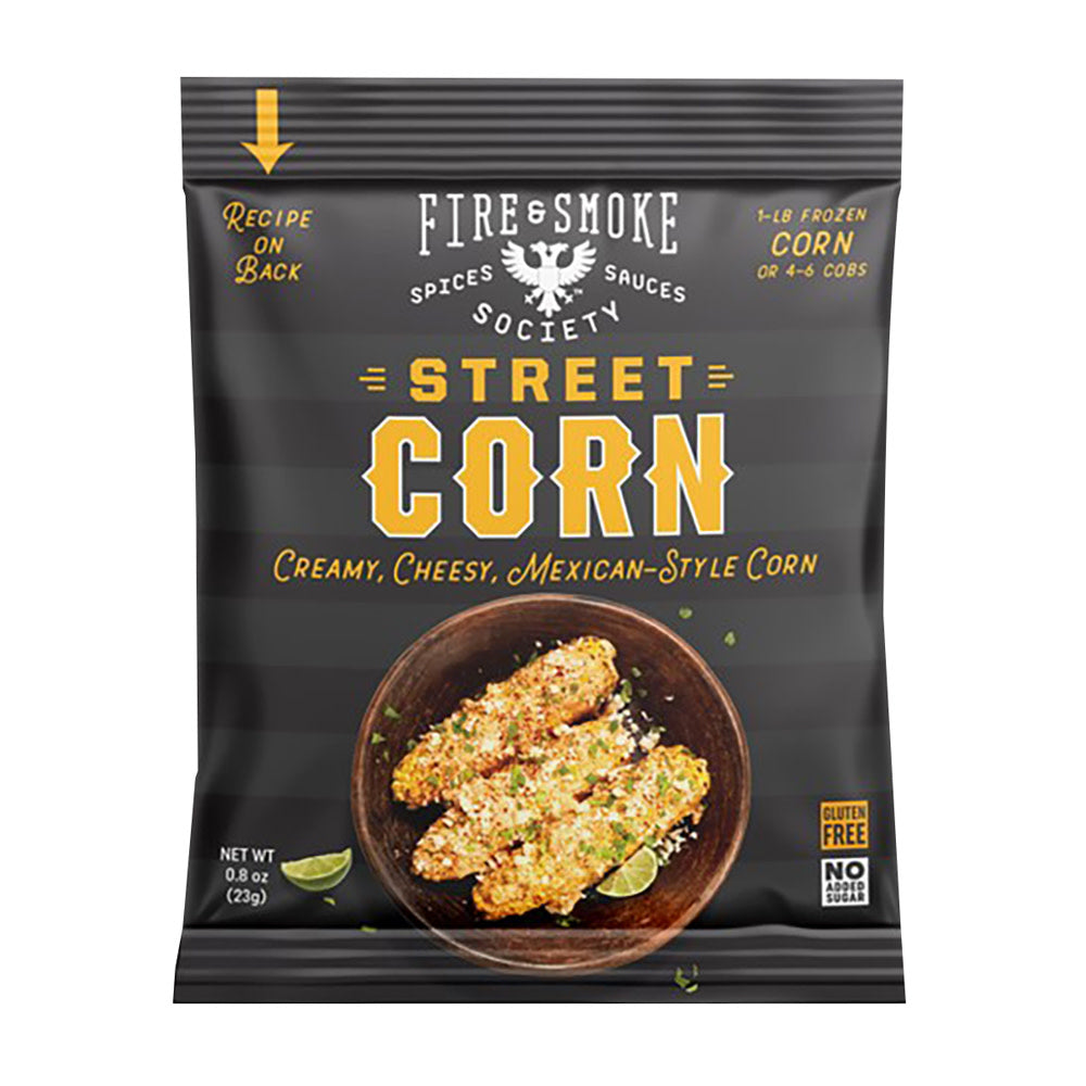 Wholesale Fire & Smoke Street Corn Seasoning 0.8 Oz Pouch- Bulk