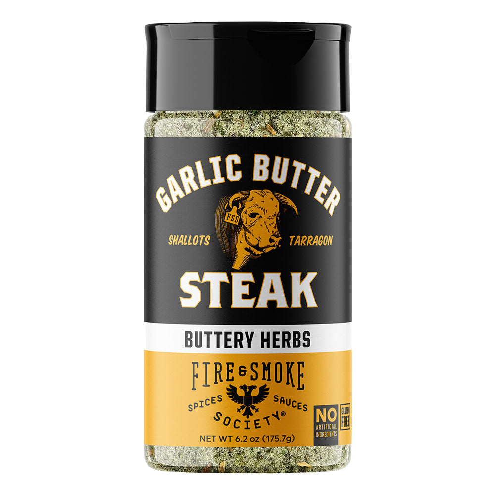 Wholesale Fire & Smoke Garlic Butter Steak Seasoning 6.2 Oz- Bulk