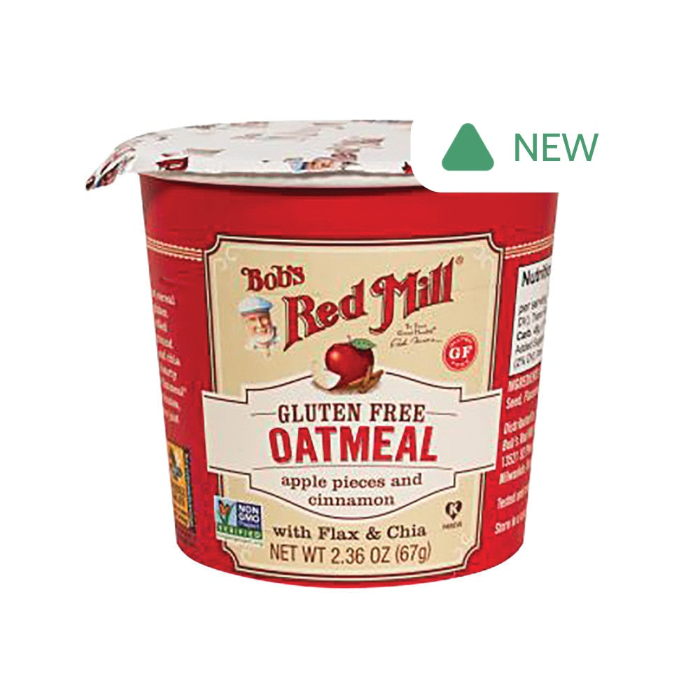 Wholesale Bob'S Red Mill Apple And Cinnamon Gluten Free Oatmeal 2.36 Oz Cup- Bulk