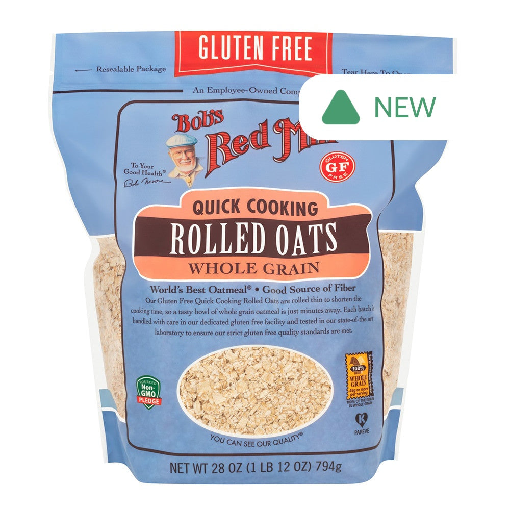 Wholesale Bob'S Red Mill Gluten Free Quick Cooking Rolled Oats 28 Oz Pouch- Bulk
