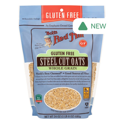 Wholesale Bob'S Red Mill Gluten Free Steel Cut Oats 24 Oz Pouch- Bulk