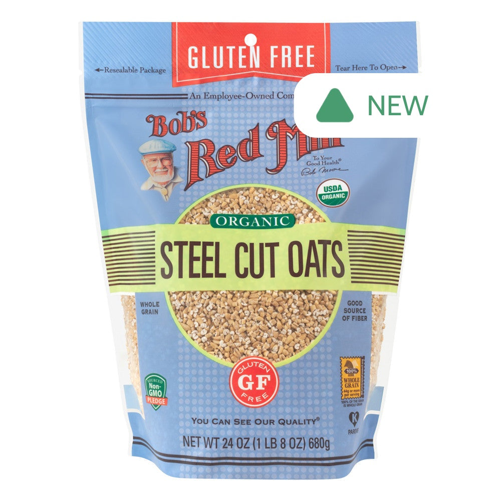 Wholesale Bob'S Red Mill Gluten Free Organic Steel Cut Oats 24 Oz Pouch- Bulk