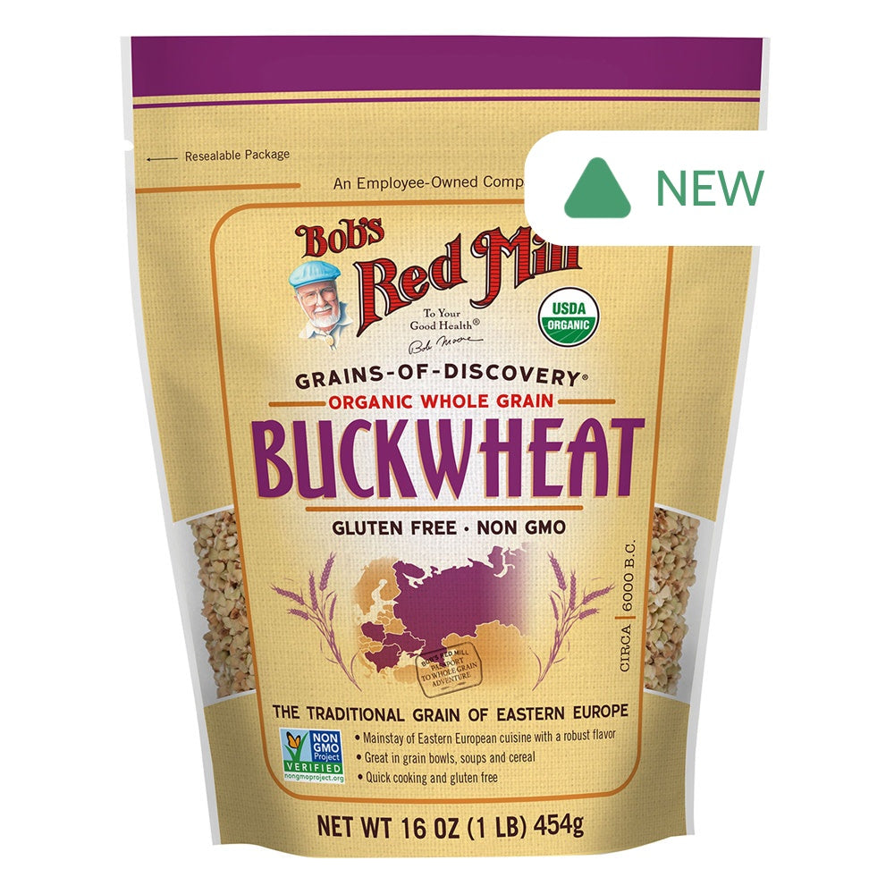 Wholesale Bob'S Red Mill Organic Gluten Free Buckwheat Groats 16 Oz Pouch- Bulk