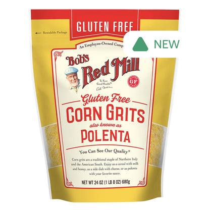 Wholesale Bob'S Red Mill Gluten Free Corn Grits Polenta 24 Oz Pouch- Bulk