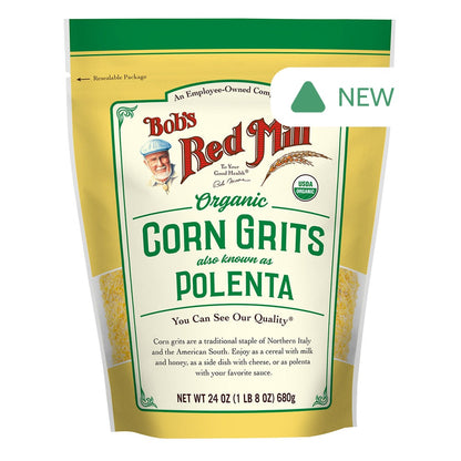 Wholesale Bob'S Red Mill Organic Corn Grits & Polenta 24 Oz Pouch- Bulk
