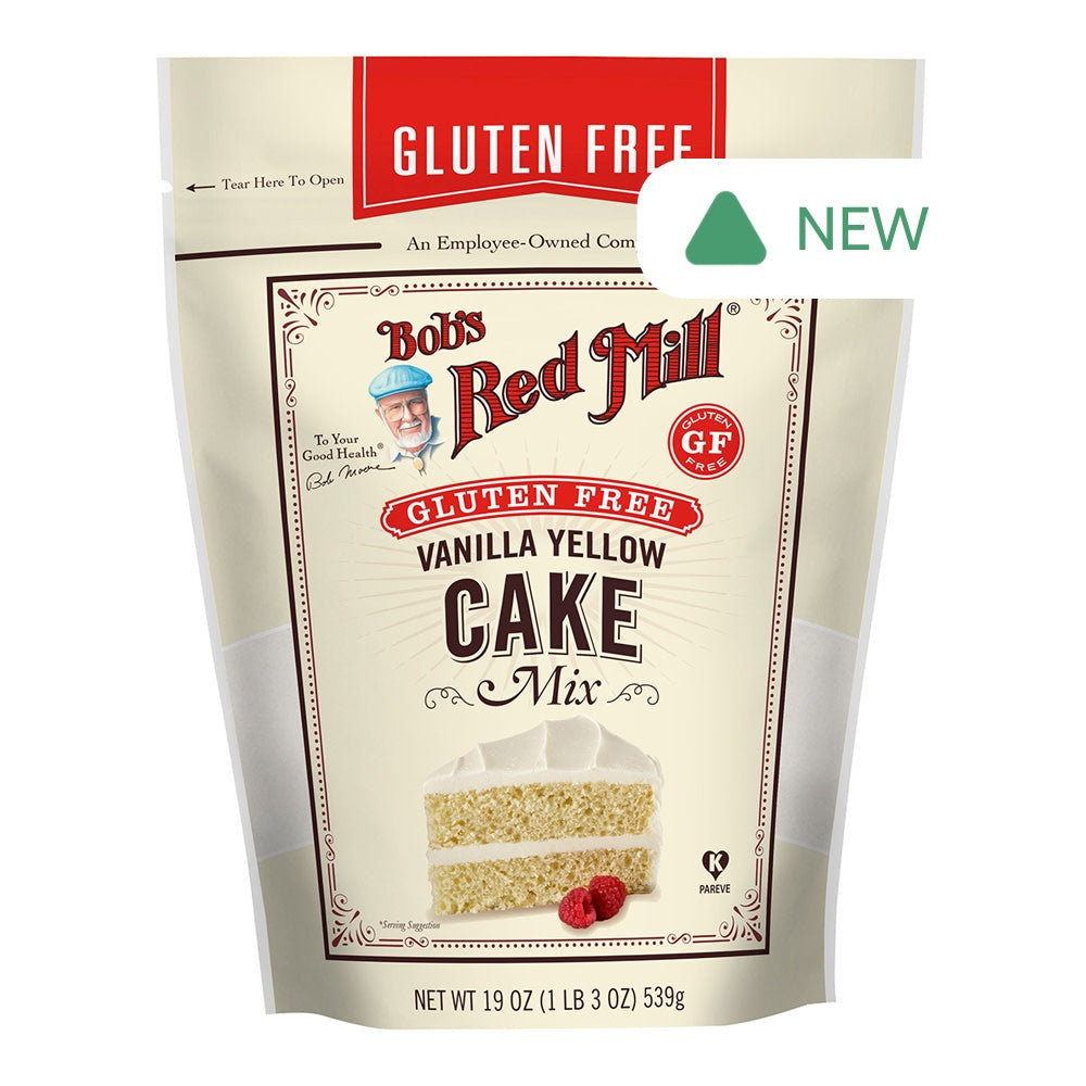 Wholesale Bob'S Red Mill Gluten Free Vanilla Cake Mix 19 Oz Pouch- Bulk