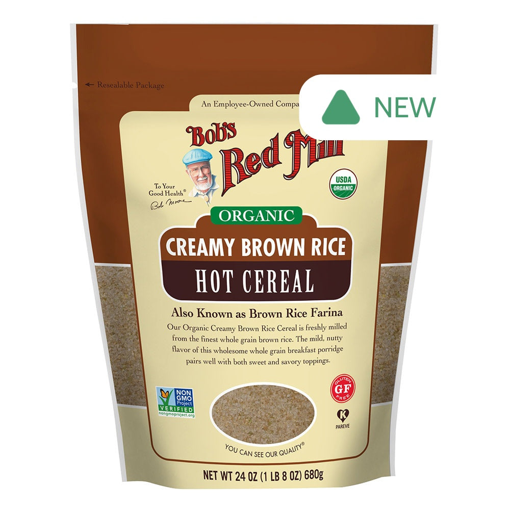 Wholesale Bob'S Red Mill Organic Brown Rice Farina Hot Cereal 24 Oz Pouch- Bulk