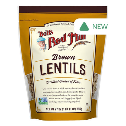 Wholesale Bob'S Red Mill Brown Lentils 27 Oz Pouch- Bulk