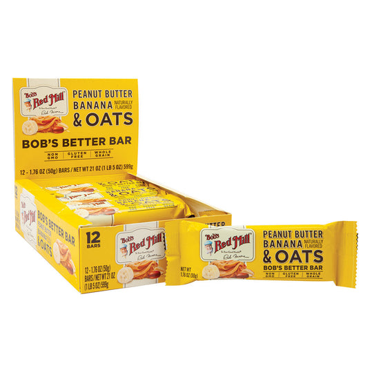 Wholesale Bob'S Red Mill Peanut Butter Banana & Oats 1.76 Oz Bar- Bulk