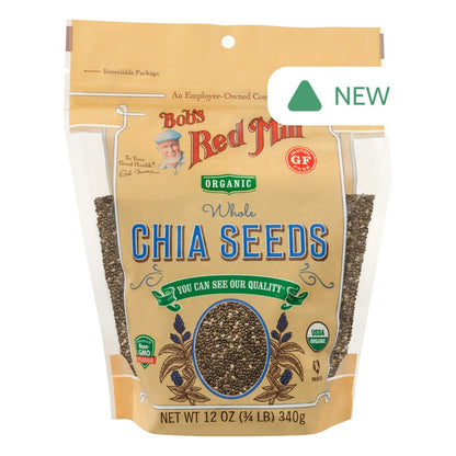 Wholesale Bob'S Red Mill Organic Chia Seeds 12 Oz Pouch- Bulk