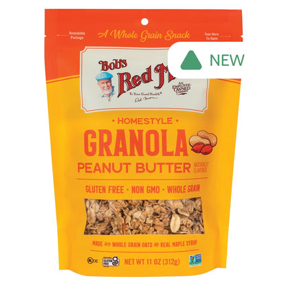 Wholesale Bob'S Red Mill Peanut Butter Granola 11 Oz Pouch- Bulk