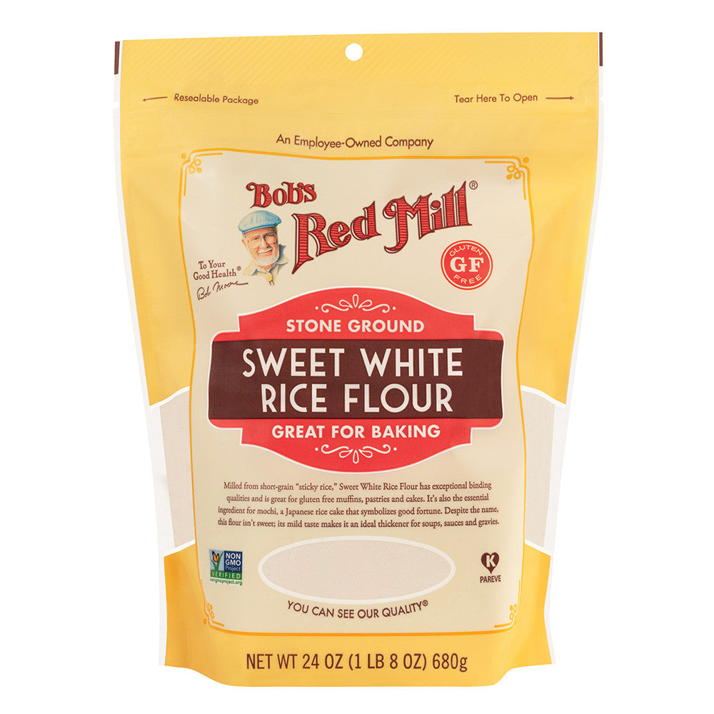 Wholesale Bob'S Red Mill Sweet White Rice Flour 24 Oz Pouch- Bulk