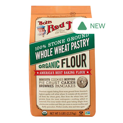 Wholesale Bob'S Red Mill Organic Whole Wheat Flour 5 Lb Pouch- Bulk