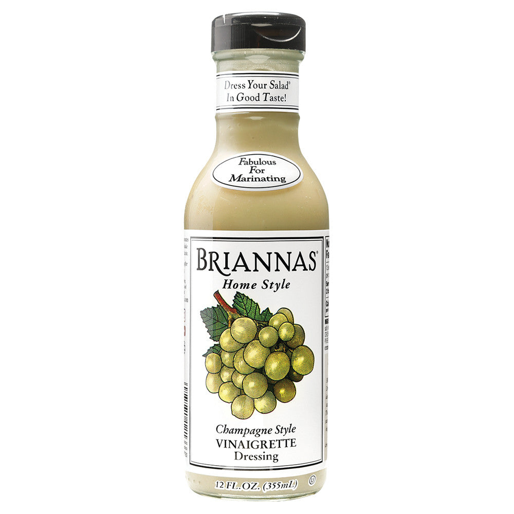 Wholesale Briannas Champagne Caper Vinaigrette Dressing 12 Oz Bottle- Bulk