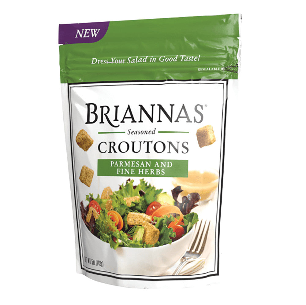 Wholesale Brianna’S Parmesan And Fine Herb Croutons 5 Oz Bag- Bulk