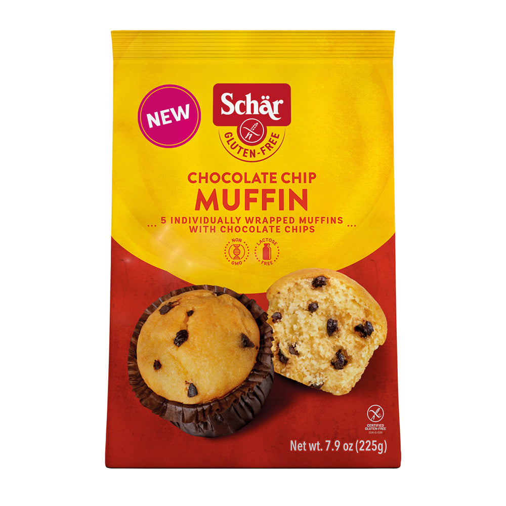 Wholesale Schar Chocolate Chip Muffin 5 Count 7.9 Oz Bag- Bulk