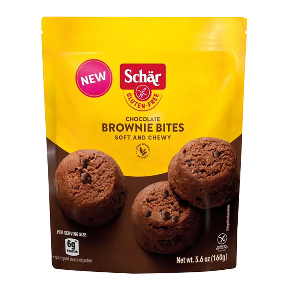 Wholesale Schär Gluten-Free Chocolate Brownie Bites 5.6 Oz Bag- Bulk