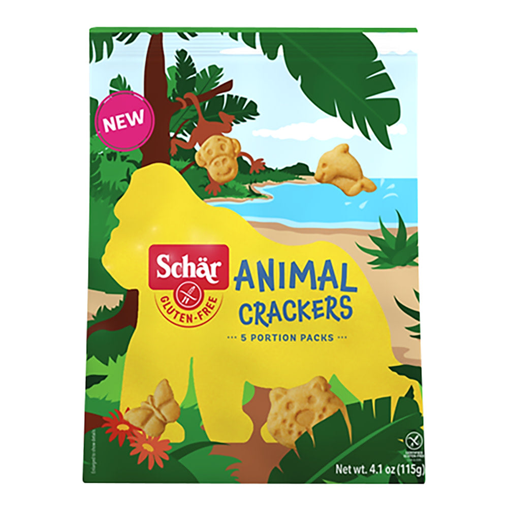 Wholesale Schär Gluten-Free Animal Crackers 4.1 Oz Bag- Bulk