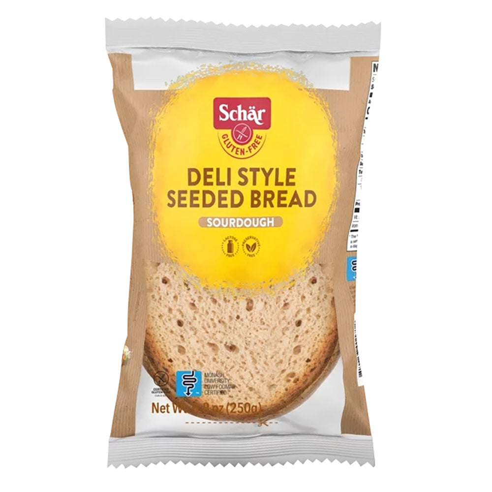 Wholesale Schär Gluten-Free Deli Style Sourdough Seeded Bread 8.8 Oz Bag- Bulk