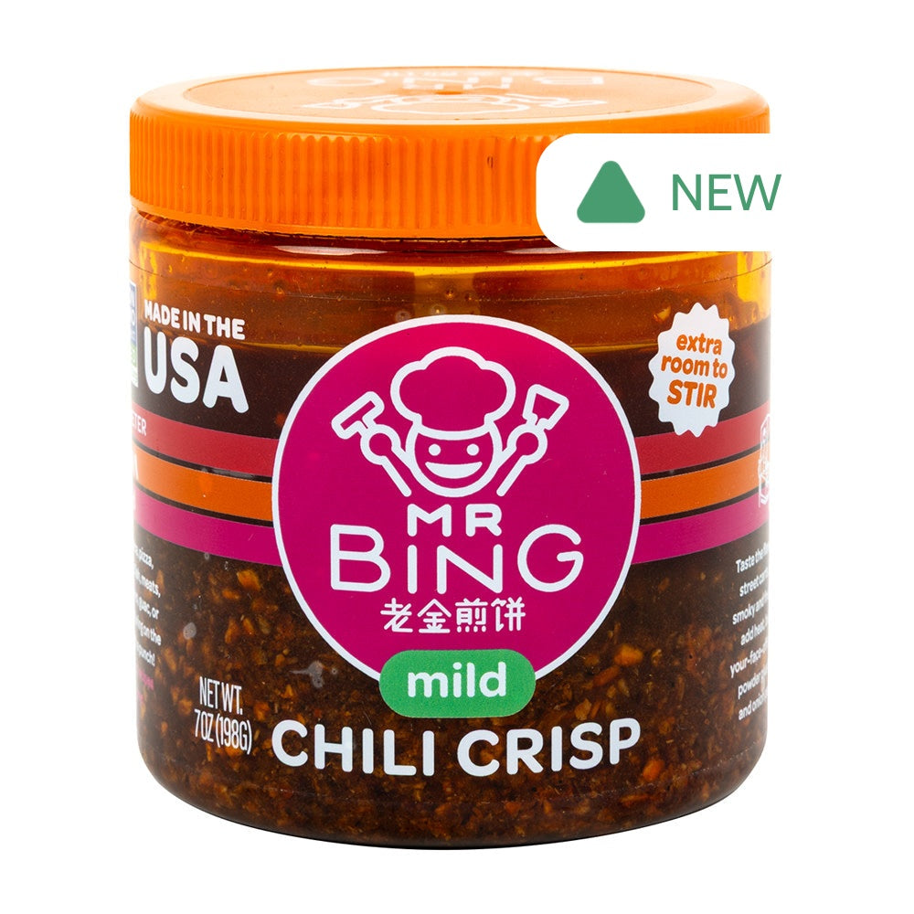 Wholesale Mr Bing Mild Chili Crisp 7 Oz Jar- Bulk