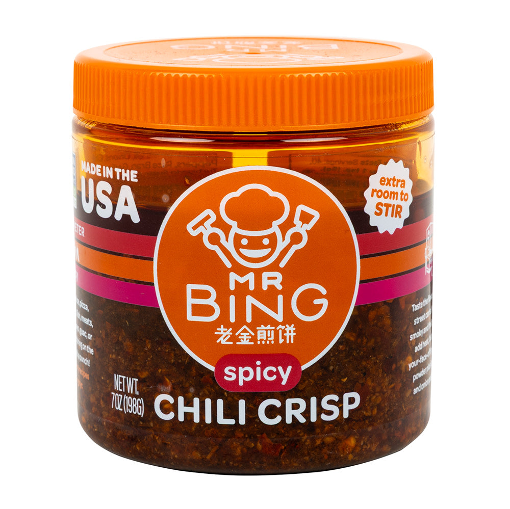 Wholesale Mr Bing Spicy Chili Crisp 7 Oz Jar- Bulk