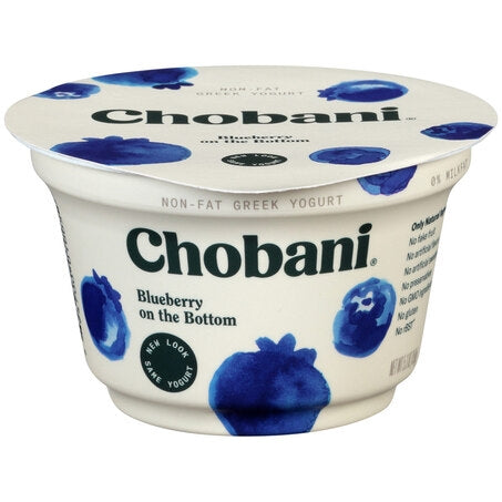 Wholesale Chobani Case Nonfat Blueberry Greek Yogurt- Bulk