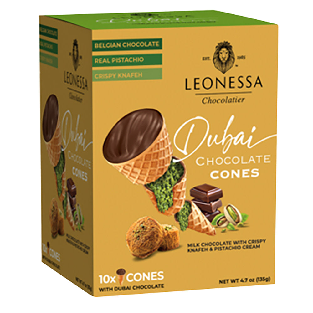 Wholesale Leonessa - Dubai Chocolate Con Box (10Ct) - 4.7Oz - Pk12- Bulk