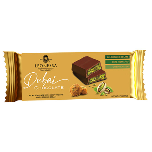 Wholesale Leonessa - Dubai Chocolate Bar - 3.5Oz - 12Ct- Bulk