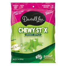Wholesale Darrell Lea Fabulicious Green Apple Sour Candy Stix 7 Oz Bag- Bulk
