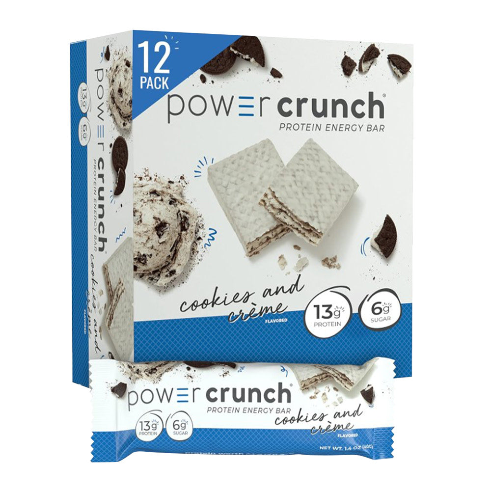 Wholesale Power Crunch Original Cookies & Cream 1.4 Oz Bar- Bulk