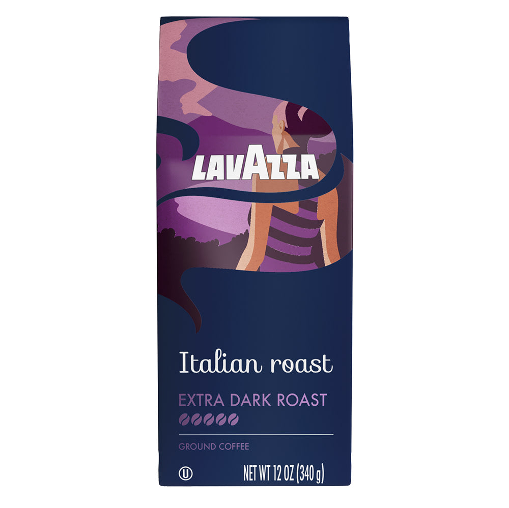 Wholesale Lavazza Italian Roast Ground Coffee 12 Oz Bag- Bulk