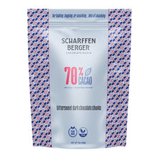 Wholesale Scharffen Berger 70% Cacao Bittersweet Dark Chocolate Chunks 7 Oz Pouch- Bulk