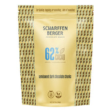 Wholesale Scharffen Berger 62% Cacao Semisweet Dark Chocolate Chunks 7 Oz Pouch- Bulk