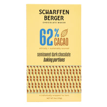 Wholesale Scharffen Berger 62% Cacao Semisweet Dark Chocolate Baking Portions 4 Oz- Bulk