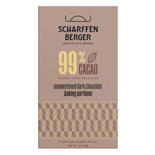 Wholesale Scharffen Berger 99% Cacao Unsweetened Dark Chocolate Baking Portions 4 Oz- Bulk