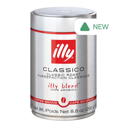 Wholesale Illy Whole Bean Classico Coffee Medium Roast 8.8 Oz Tin- Bulk