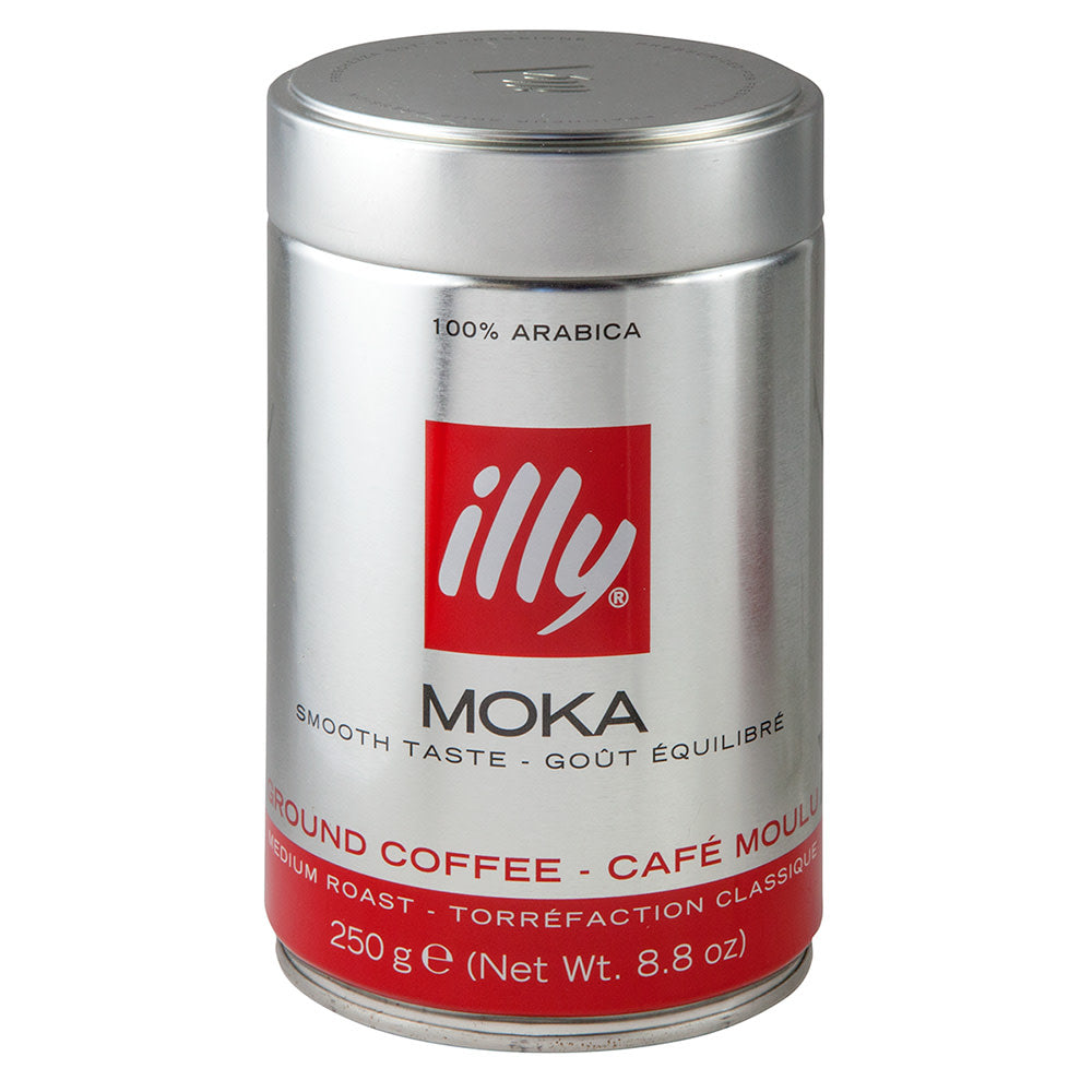 Wholesale Illy Ground Moka Classico Coffee Medium Roast 8.8 Oz Tin- Bulk