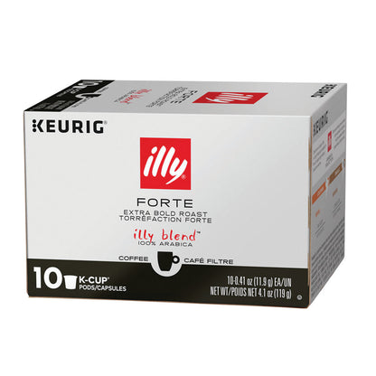 Wholesale Illy K-Cups Pods Forte Extra Dark Roast 10 Pc 4.1 Oz Box- Bulk