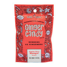 Wholesale Gem Gem Chewy Ginger Candy Mango 1.25 Oz Peg Bag- Bulk