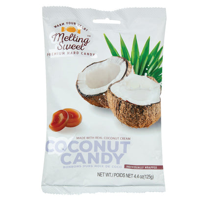 Wholesale Melting Sweet Hard Candy Coconut 4.4 Oz Bag- Bulk
