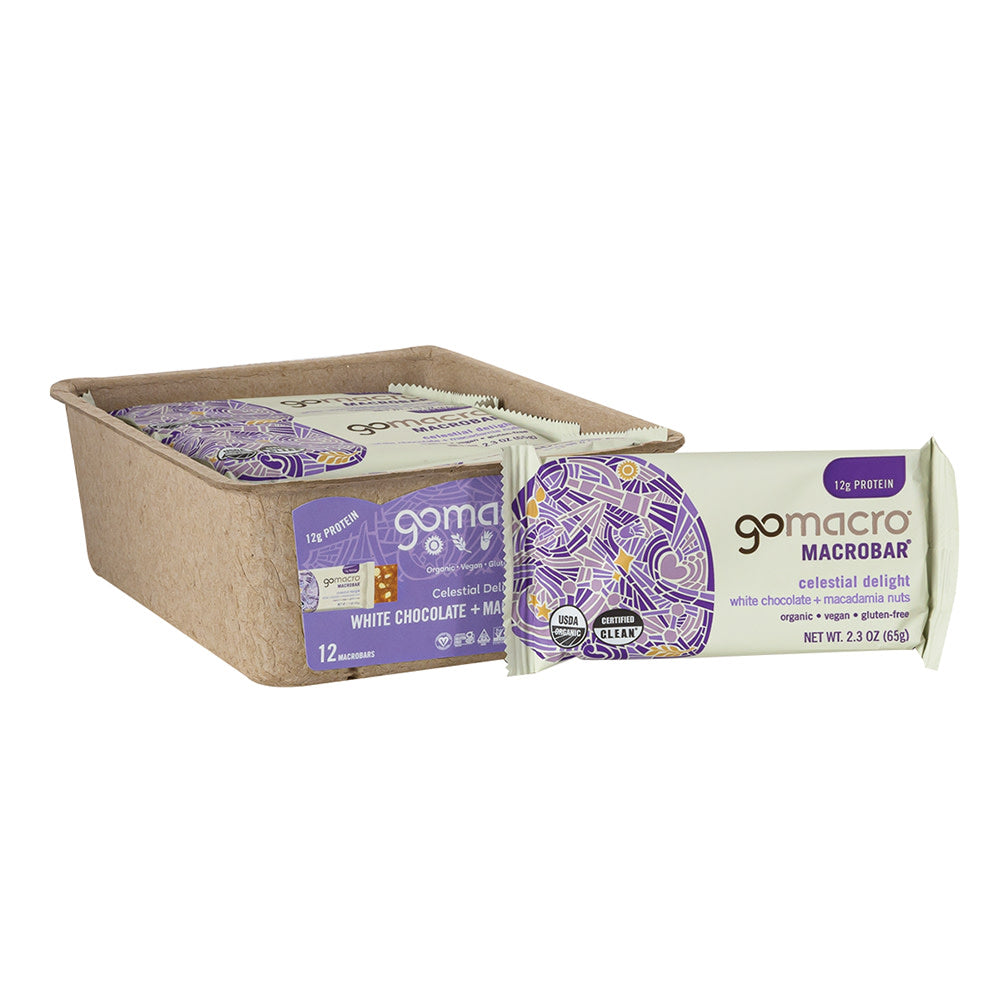 Wholesale Go Macro - White Chocolate Mac Nuts - 2.3Oz- Bulk