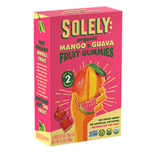 Wholesale Solely Organic Mango & Guava Fruit Gummies 5 Count 3.5 Oz Box- Bulk