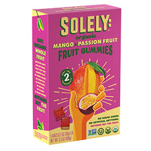 Wholesale Solely Organic Mango & Passionfruit Fruit Gummies 5 Count 3.5 Oz Box- Bulk